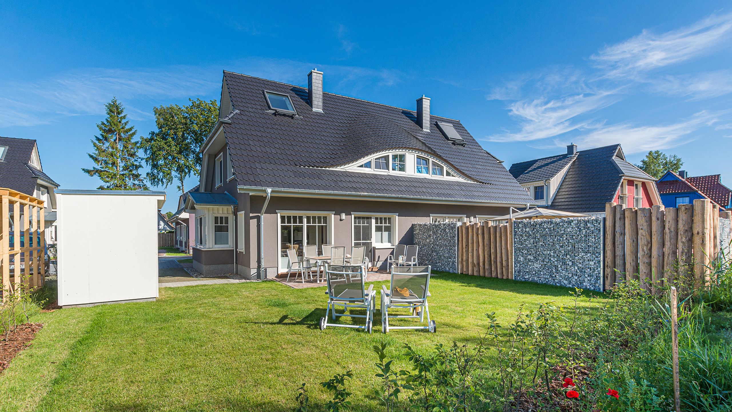 Hausansicht Gartenseite